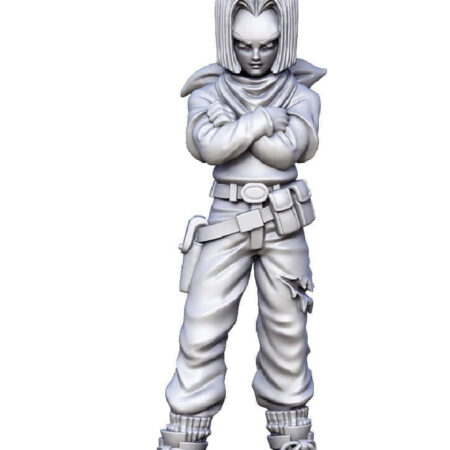 Android 17 Dragon Ball 3D Model