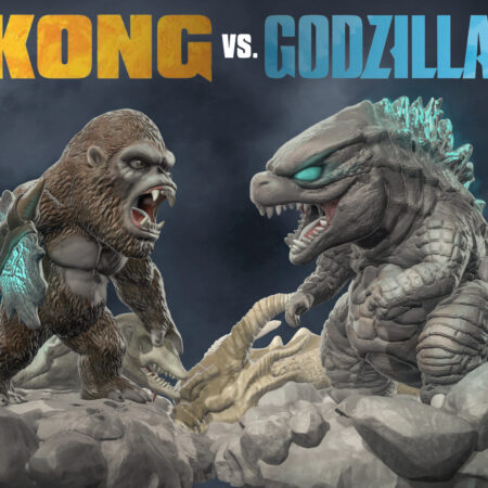 Godzilla vs Kong 3d print