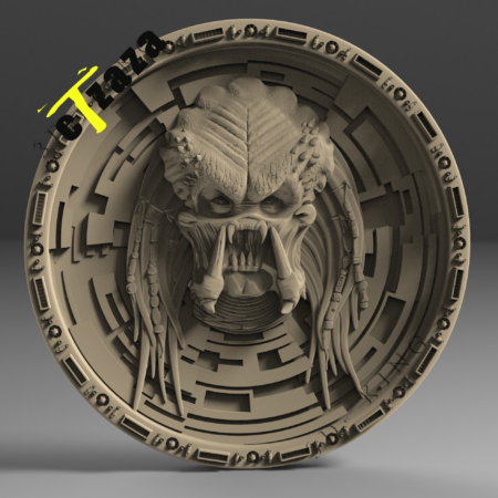3d t STL Model 3D The Predator Hero for CNC Router Aspire Carving Engraver ArtCam 3D Printer Milling 3D Design High Quality Digital Model