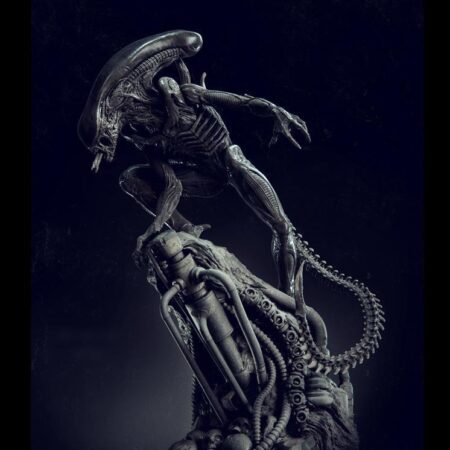 Alien Xenomorph Statue - STL - 3d Print Files