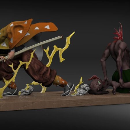 Demon slayer Zenitsu 3D model