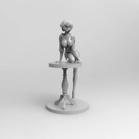 B422 - Personnage d’anime , Eva Rei Hot pose, STL 3D modèle design print download file