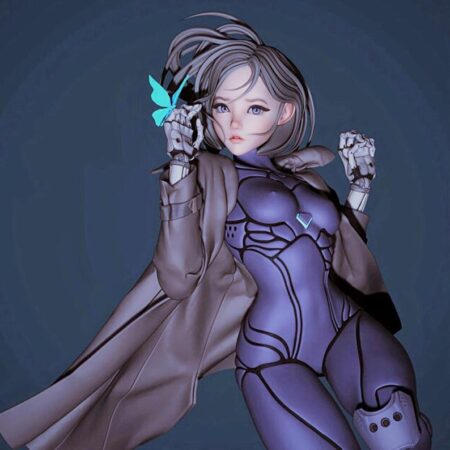 1.1 Alita Battle Angel 3D Print STL File