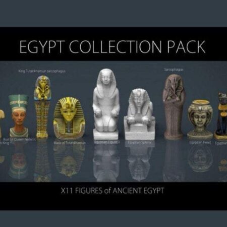 Egypt Collection Pack - ancient Egyptian gods 3d print models - Digital STL file