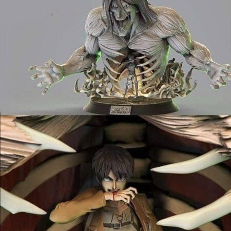 Eren Titan Transformtion Stl file 3d model print