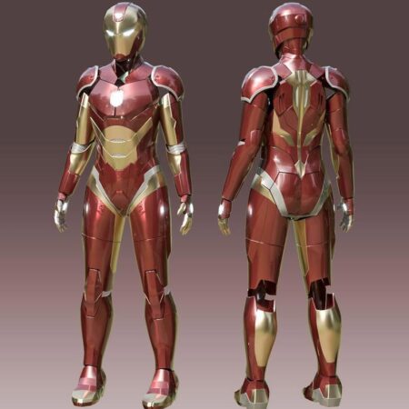 Iron Heart Riri Williams Wearable Suit model for 3D-printing DIY