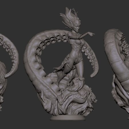 Kiora - Magic The Gathering 3D model