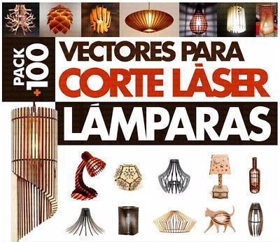 Lamp Pack Laser Cut Vector DXF CDR CNC 3D files pantograph CNC router