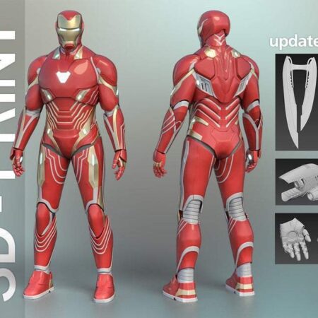 Mark 48/50 Wearable Suit model for 3D-printing DIY upd. #10
