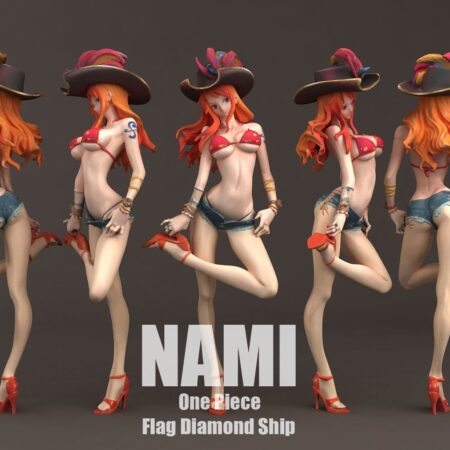 Nami flag diamond ship 3D model