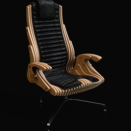 Parametric office chair. This cnc files, DXF, CDR, SVG dxf files for cnc, laser cut files, vector files, vector cutting plan, laser cut, cnc