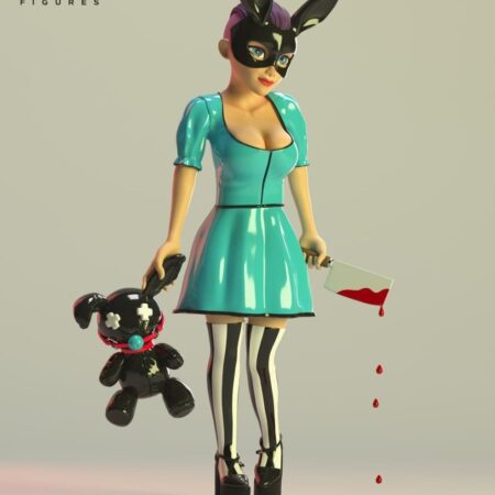 Nice girl STL files ready for 3d printing