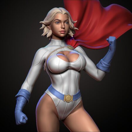 Power Girl 3D print model