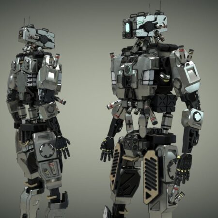 robot STL design 3D model