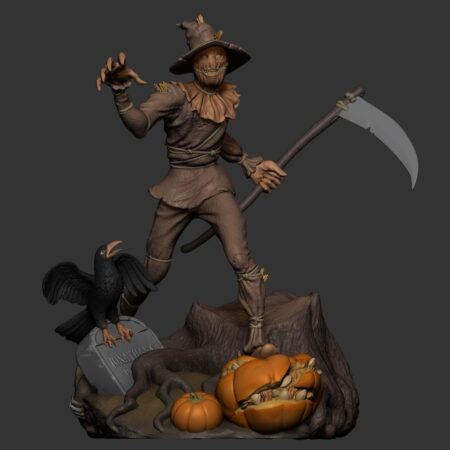 Scarecrow DC 3D print model