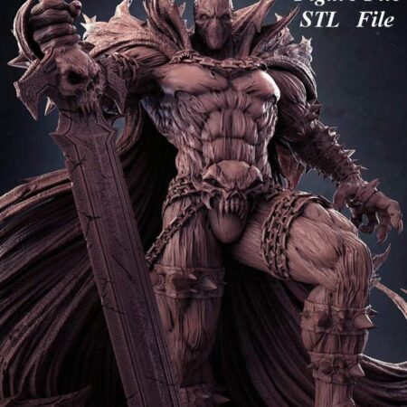 Spawn Just STL Digital Figure File Format 3D Printer CNC Router Product By Yourself