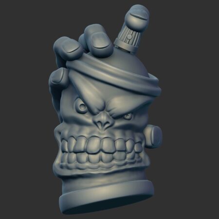 Spray paint 3D print model