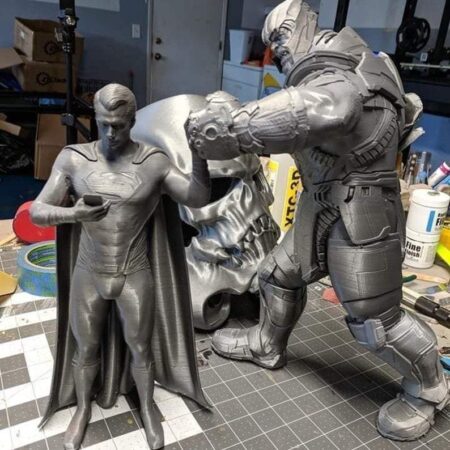 Superman vs thanos DC Vs marvel 3d print stl files