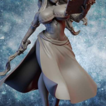 Witcher girl STL File