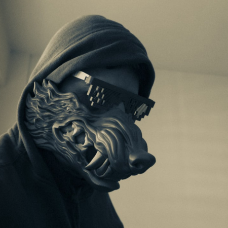 Wolf mask for 3d print