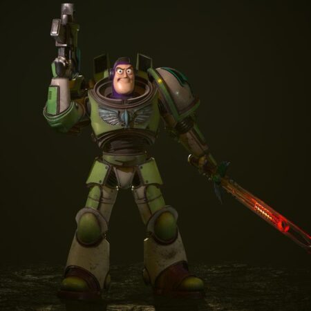 Buzz Lightyear Space Marine - STL Files for 3D Print