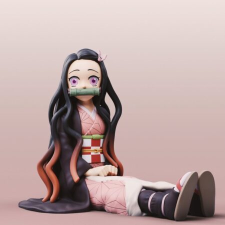 Nezuko Sitting - Demon Slayer/Kimetsu No Yaiba Figure Statue STL