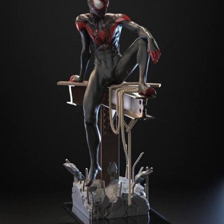 Miles Morales 3d printing stl files marvel dc spiderverse