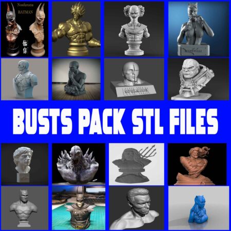 The big bundle busts for 3d printer & 3d models stl file