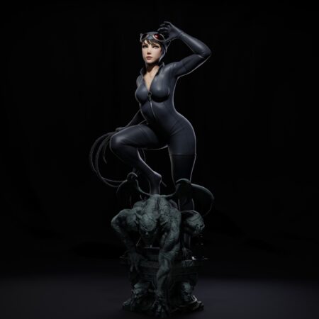 Catwoman stl files for 3d printing model