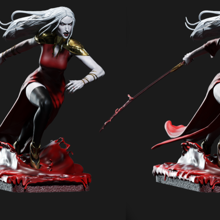 Carmilla castlevania 3d printing stl files