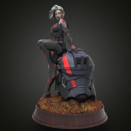 Star wars girl stl files for 3d printing