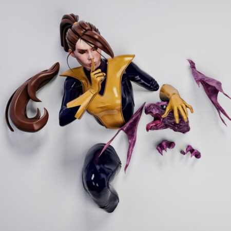 Kitty pryde Stl files 3D printing