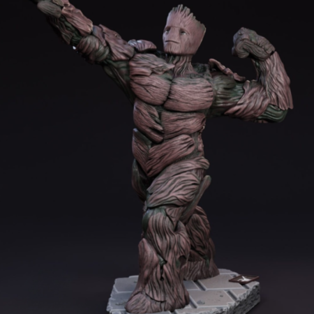 Swole groot 3d printing stl files
