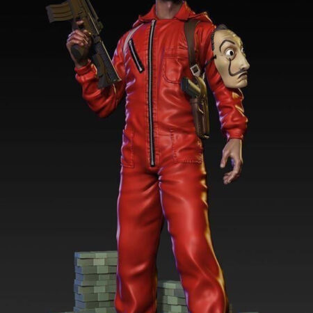 Berlin Money heist 3d printing stl files