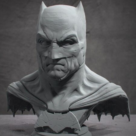 Ben affleck batman bust stl files 3d print