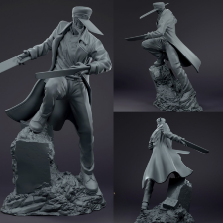Katana man 3d printing stl files