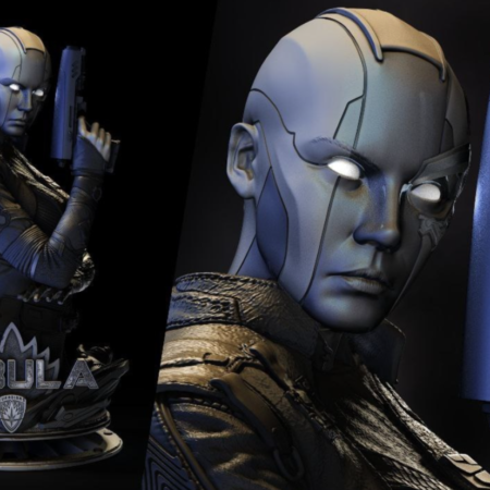 Nebula bust 3d printing stl files