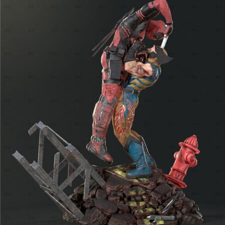 Deadpool vs wolverine stl files for 3d printing