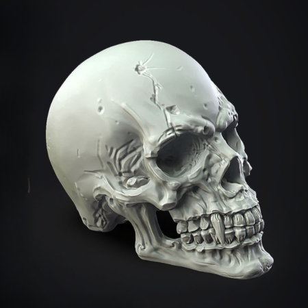 Vampire skull 3D Printing stl files