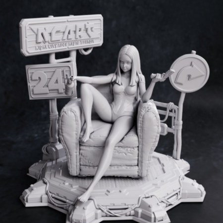 Rebecca Cyberpunk 3d printing stl files