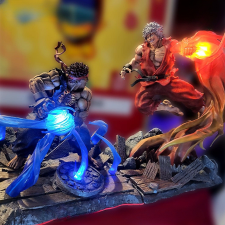 Evil Ryu vs Violent ken 3d printing stl files