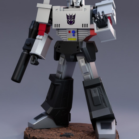 Megatron articulated 3d printing stl files