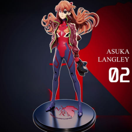 Asuka langley 3d printing stl files
