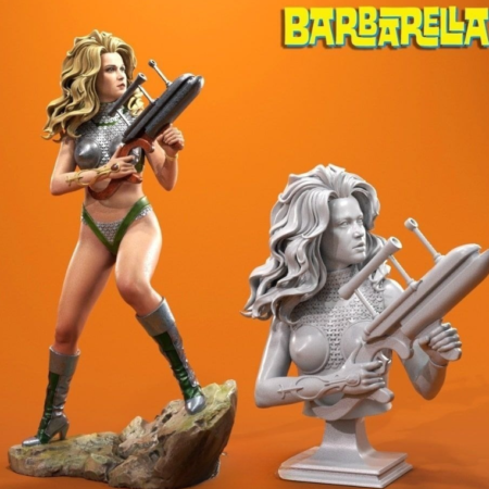 Barbarella 3d print stl files