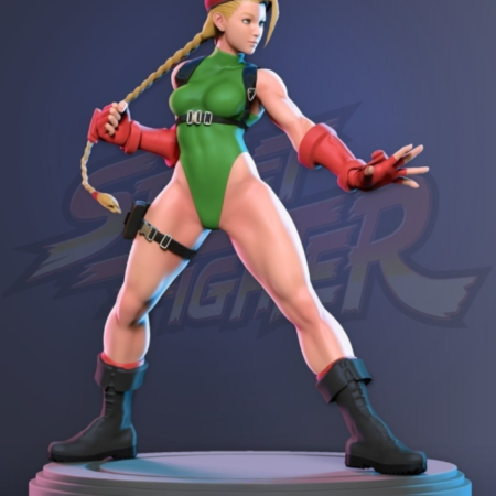 Cammy street fighter 3d print stl files
