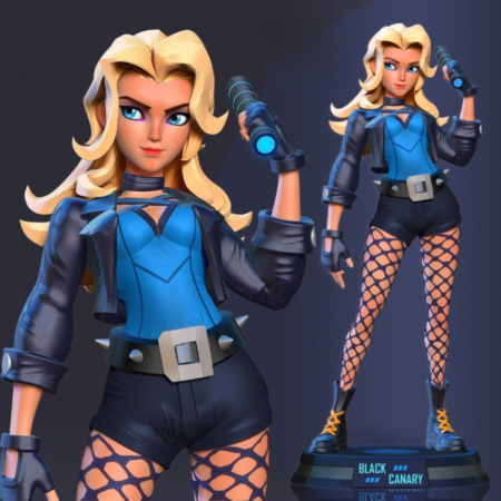 Black canary 3D Print stl files