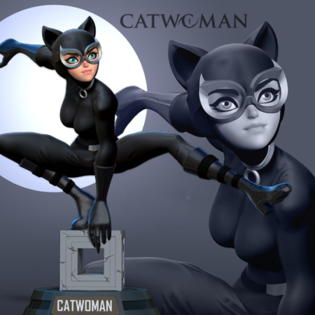 Catwoman 3d print stl files