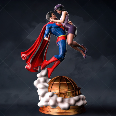 Superman & Lois lane 3d printing stl files