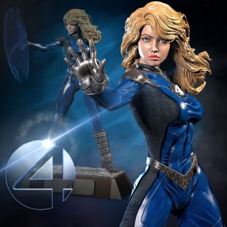 Invisible woman 3d printing stl files