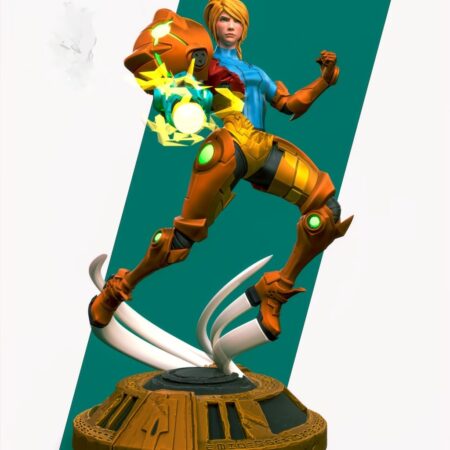 Samus Metroid 3d printing stl files